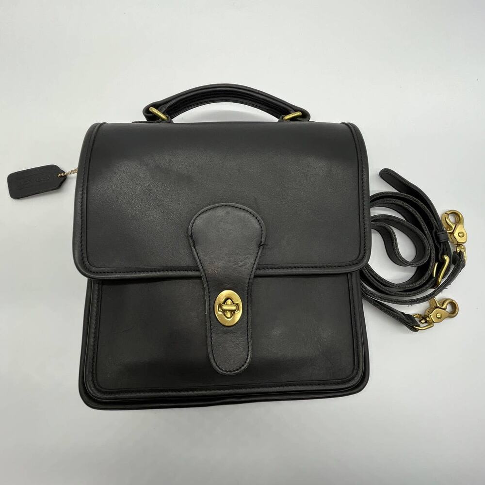 Vintage Coach Station Bag 5130 Black Costa Rica 2000 - Picture 2 of 10